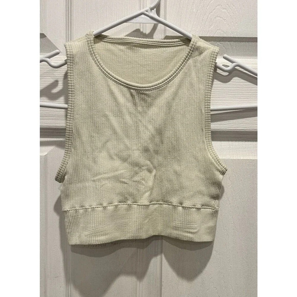 SKIMS KIM K SEAMLESS RIB CREW NECK BRA‎ SIZE XXS/XS BONE STYLE BR-BRA-0107 - Picture 1 of 3